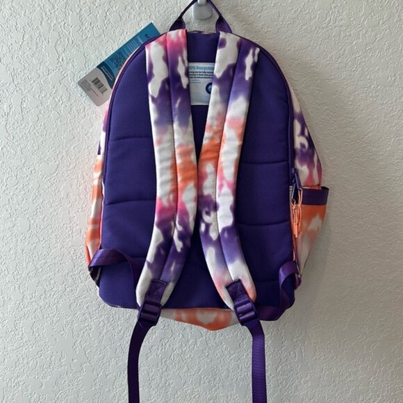 Ecotech Orange and Purple Bag with Tie-Dye Design - Picture 9 of 10